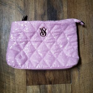 Victoria's Secret Pink SeQuin Cosmetic Bag